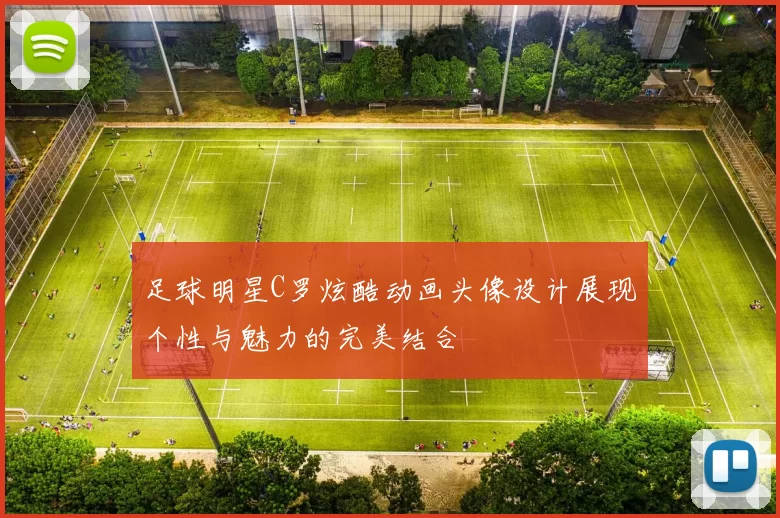 足球明星C罗炫酷动画头像设计展现个性与魅力的完美结合